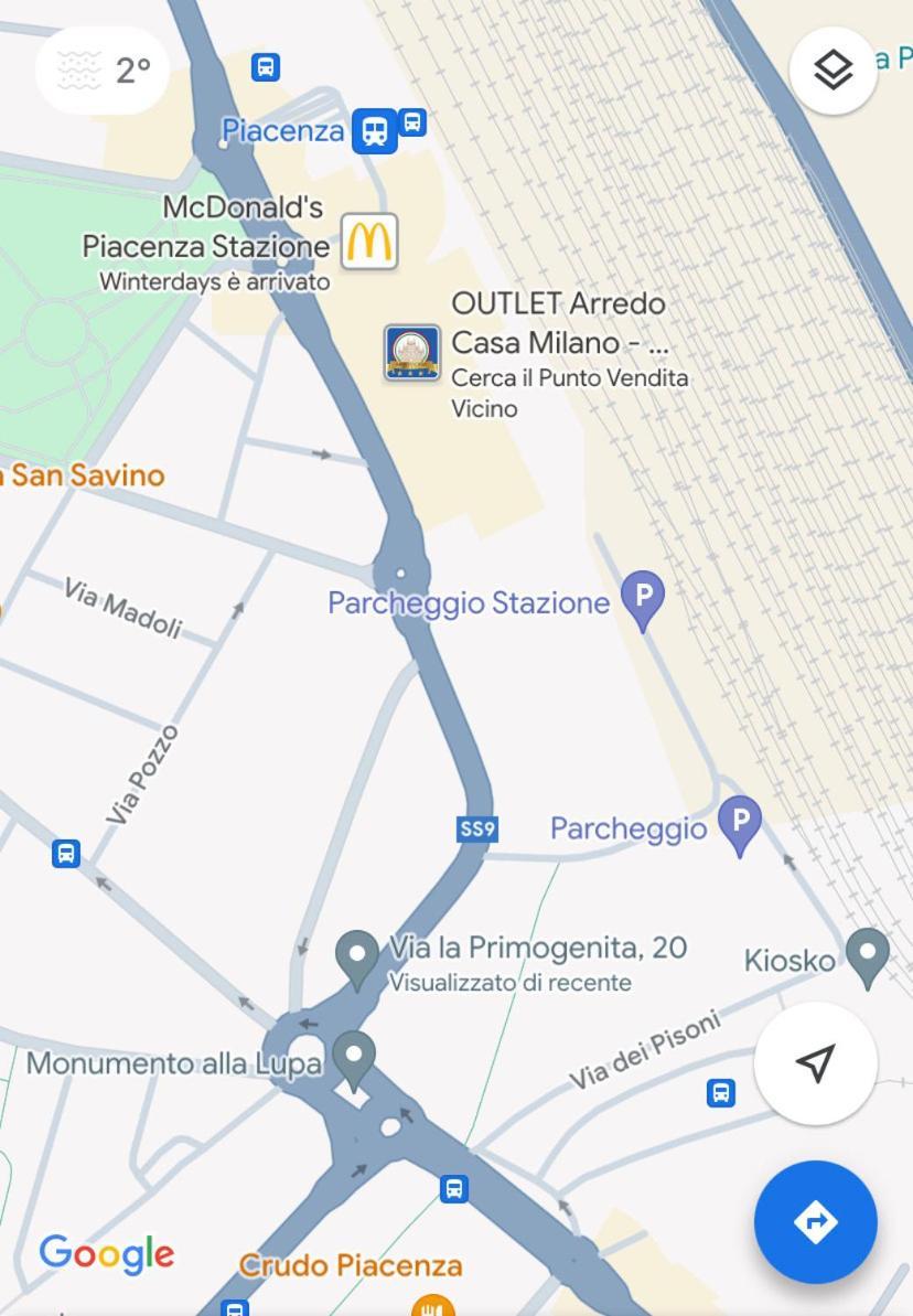 Appartamento La Lupa Placência Exterior foto